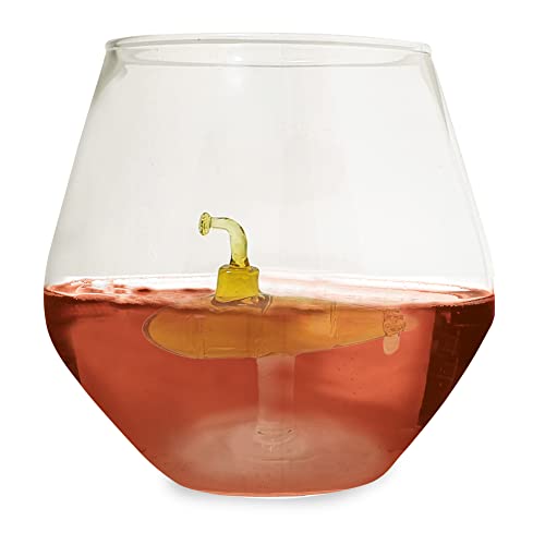 Bar Bespoke Submarine in a Glass - Art in a Glass, Blue - Image 2