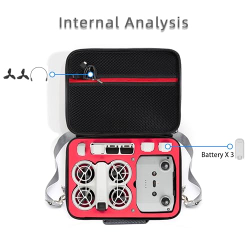 Bolsa de hombro de protección con interior acolchado para accesorios y cables 6