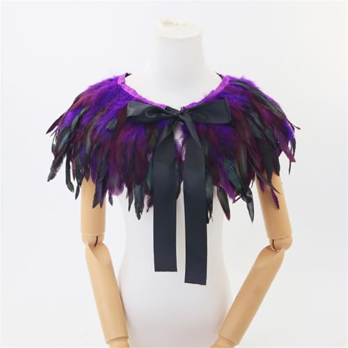 Chal de nailon punk para disfraces de Halloween accesorio ligero 7