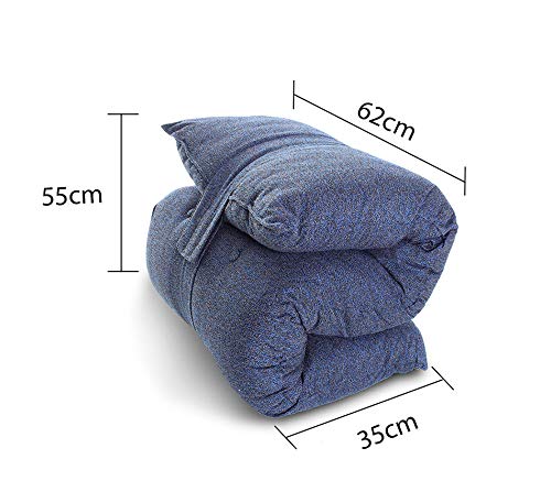 Futon Colchonete Dobrável Solteiro + Almofada Decorativa
