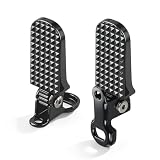 Poggiapiedi posteriore per bici elettrica, Coppia di pedane per bicicletta facile da riporre, antiscivolo pedale pieghevole leggero compatibili con bici pieghevoli, mountain bike