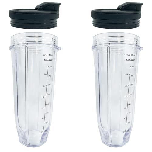 THWRAI Blender Replacement Parts for Ninja BPA-Free 32oz Cup