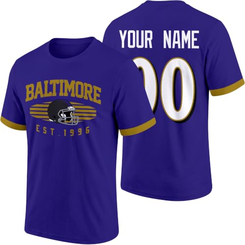 Image of T-Shirt Custom Name and Number Personalized Gifts