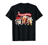 Lets Watch Horror Movies Halloween Funny Ghost Skeleton T-Shirt