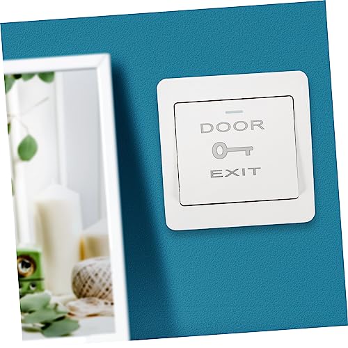 CIYODO 2 Pçs Botão De Campainha Interruptor Ao Ar Livre Anel De Campainha Placa De Parede De Sino De