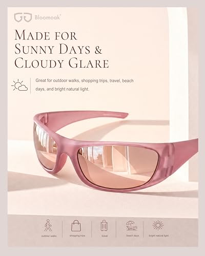 Image of Wraparound Migraine Glasses,FL-Flex Light Sensitivity Glasses for UV400 Protection,Fluorescent LED Glare,Photophobia
