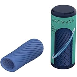 Amazon.com: Arcwave Pow Blue Male Masturbator & Ghost Blue Textured  Reversible Penis Stroker