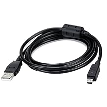 USB 2.0 Cable Replacement CB-USB5 USB6 USB8 Cable Data Transfer and Charging Cord for Olympus Tough TG-830 TG-630 TG-860 TG-870, DZ-105, E-330 to E-620, FE-120 to FE-5050 Camera