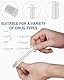 SCJJZ 12pcs Vaginal Creme Applikatoren,Vaginal Applikatorröhrchen,Intimduschen,Hygienische Gewinde Injektor Applikatoren,Gleitgel Applikator Spritze Gleitmittel Tube für Die Meisten Zäpfchen Unguent