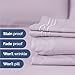 King Size 4 Piece Sheet Set - Comfy Breathable & Cooling Bed Sheets Set - Hotel Luxury Bedding for Women, Men, Kids, Teens, Boys & Girls - Deep Pockets, Soft, Wrinkle Free - Oeko-Tex - Light Lavender