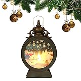☑【Regalo perfecto】Perfecto para regalos navideños y navideños, el farol colgante de vela navideña es un regalo especial para un día especial debido a su forma especial y hermosos patrones y cuando su familia o amigos vean este regalo especial nuevamente, ¡lo recordarán!