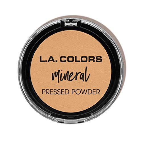 L.A. COLORS Mineral Pressed Powder, Soft Honey CMP374