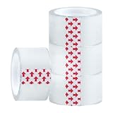 4 Sellotape Refills for Dispenser, Small Cellotape Rolls Mini Invisible Sticky Tape Clear Packing Tape Rolls Transparent Strips for Sealing Gifts Wrap Home Office School Christmas (24mm x 15Y) - Image 1