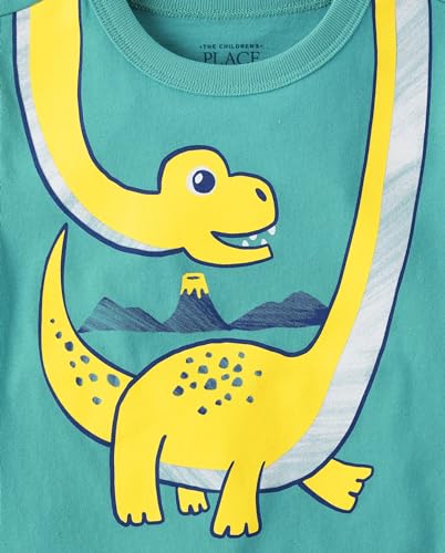 Image of The Children's Place Baby Boys' and Toddler Dinos Short Sleeve Graphic T-Shirts,multipacks