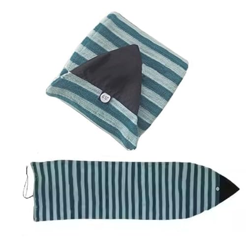 catazer 10ft SUP Board Sock Cover – Stretchy Surfboard Sock Protective Storage Travel Bag, Lightweight Padded Nose Guard, for Stand Up Paddle Boards Longboards