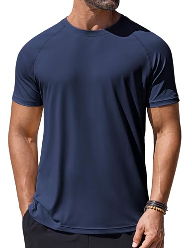 COOFANDY Mens Sun Protection Shirt Summer Short Sleeve Water Shirts Beach Fishing Shirts for Men