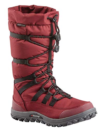 Baffin Escalate Women's Boots, Calf Height, Available in Black, Grey, Red, for Snow-covered Frozen terrains, Vegan