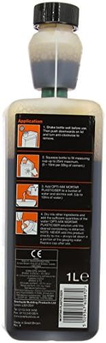 Everbuild Opti-Mix Super Concentrate Mortar Plasticiser | Highly Concentrated Air Entraining Liquid Plasticising Admixture for Pointing Mortars, Renders and Screeds - 1 Litre