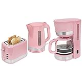 smeg wasserkocher pink Kaffeemaschine - Glaskrug mit Tropfverschluss, herausnehmbarer Filter, Tropfschutz, Wasserstandsanzeige und Überhitzungsschutz