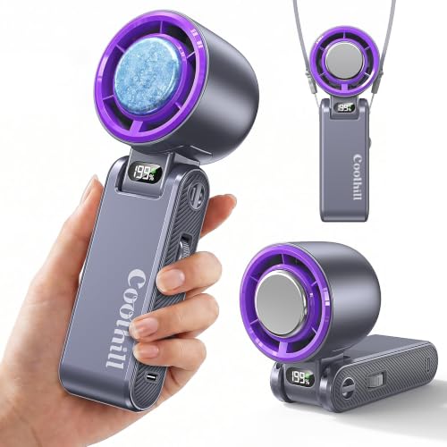 Coolhill Pro Handheld Portable fan with Turbo Cooling - Hand