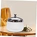 minkissy 2pcs Frosted Glass Nail Dish Lid Nail Art Cleaning Cup for Professionals Beginners Home Use Container