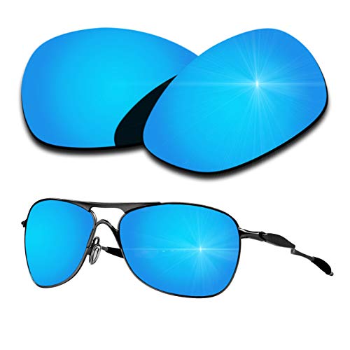 Polarized Replacement Lenses for Oakley Crosshair 2012 - Ice Blue Mirrored Coating