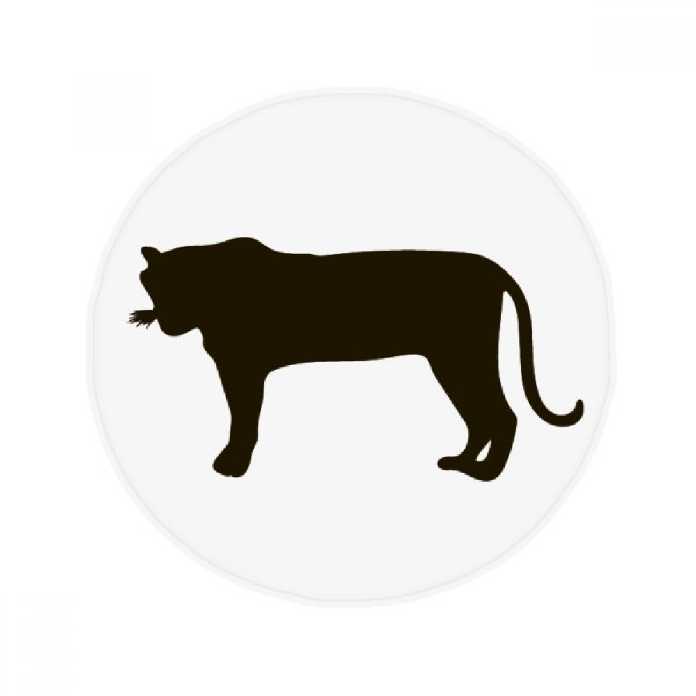 Tapis de cuisine animaux tigrés rond cadeau original pour salon et porte