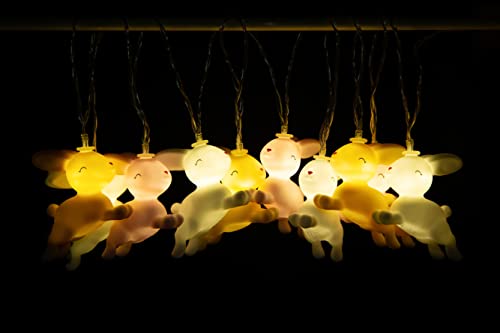Guirlande LED lapins 2 mètres DHINK pour une déco tendre - 4
