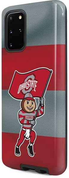 Skinit Pro Phone Case Compatible with Galaxy S20 Plus - Officially Licensed Ohio State University OSU Buckeyes Flag Design