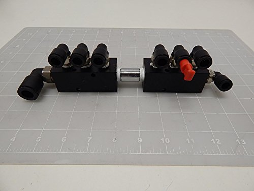 Pneumadyne M20-250-3, Inline Manifold, 3-Station, 3/8 NPT Input, 1/4 NPT Output
