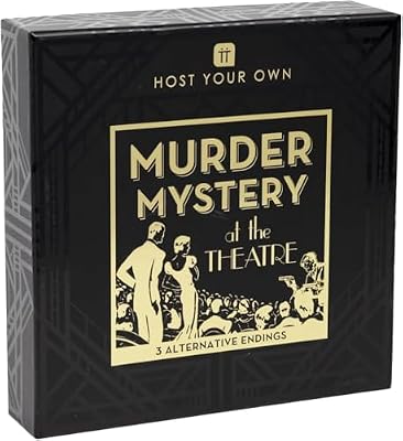 Talking Tables | Juego reutilizable de misterio y asesinato para adultos | A partir de 15 años | 5 a 13 jugadores | 3 finales alternativos, juego en inglés, divertido después de cenar, Navidad, regalo