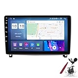 [Édition principale 2026 Android 15 Radio de voiture] Radio de voiture Double Din avec écran de 9 pouces, Radio stéréo pour P-eugeot 407 (2004-2011) Remarque : Si vous ne savez pas si c'est un remplacement parfait pour la radio, veuillez nous envoyer le modèle de votre voiture, l'année de fabrication et une photo de la console centrale de la voiture.