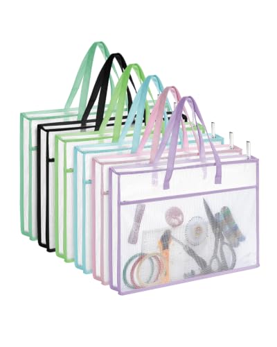 Cross Stitch Project Bag with Pockets