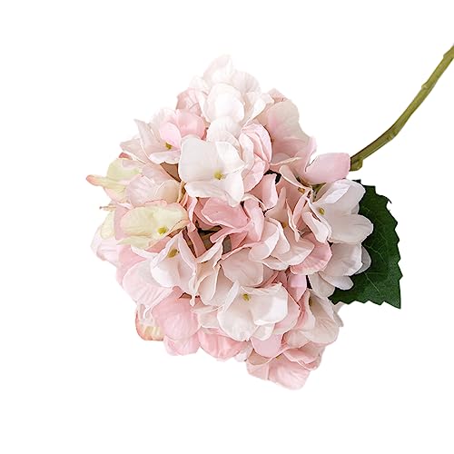 Lot de 3 fleurs artificielles d'hortensia artificielles réalistes à long tronc - Bouquets d'hortensias pour mariage, maison, bureau, hôtel, décoration de...