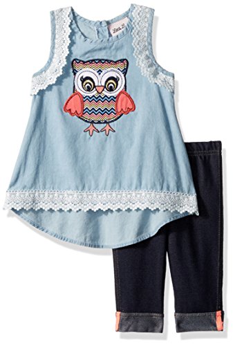 Little Lass Baby Girls' Little 2 Pc Capri Set Crochet Lace