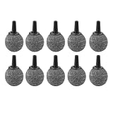 Tnfeeon Bubble Stone, 10pcs Calabash Pattern Air Oxygen Bubble Stone Fish Pump and Hydroponics Bubbler Airstones