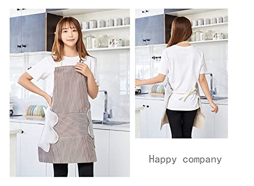 Image of Windkart Waterproof Kitchen Apron 40 Inch - Light Duty Extra Long Cooking and Dishwashing Apron | Durable Chemical Resistant Work Clothes for Cleaning Gardening Food Prep