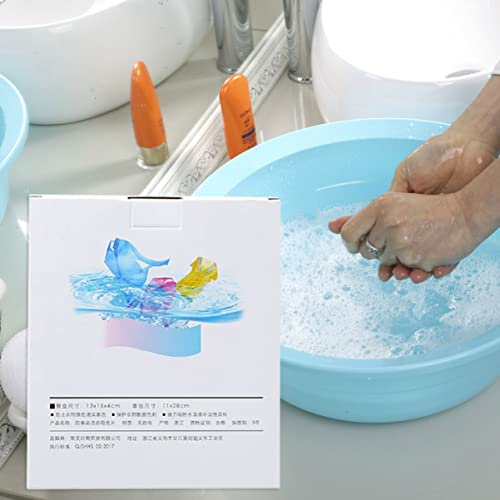 HOMSFOU 72 peças à prova de corantes, leve e mista, lavadora à máquina, economizadora de papel, para