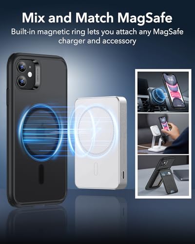 image for ESR for iPhone 11 Case, Compatible with MagSafe, Shockproof Military-G