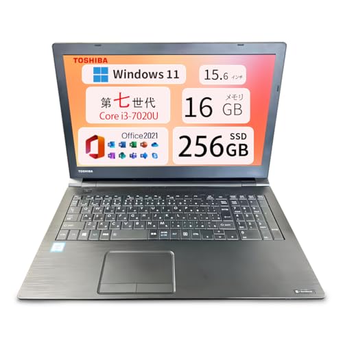 yςݕiz m[gp\R Dynabook B55/B65 /Office/Win 11 Pro/15.6^ /掵Core i3-7020U 2.3GHz/[16GB/SSD256GB/Bluetooth/HDMI/VGA/S