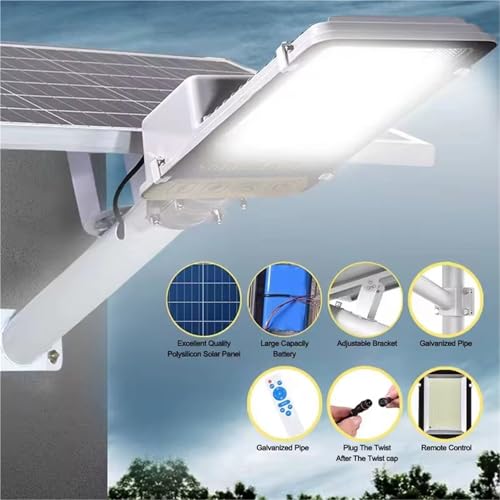 Aluminio 8000mah luz solar para proyectos de iluminación exterior 3