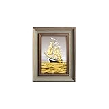 Marco de fotos para mesa de 8 pulgadas, 10 pulgadas, 7 pulgadas, 6 pulgadas, A4, serie retro, marco creativo 4 abierto 8K (color: A, tamaño: 5 pulgadas)