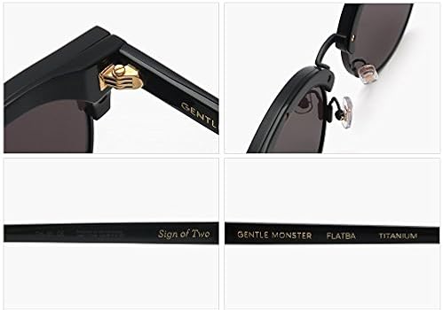 Gentle Monster Sunglasses Sign Of Two 01 Black Lens Black