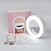 Selfie Ring Light, Eleist Rechargeable 36 LED Ring Light for Camera Selfie Ring Flash Fill Light for iPhone 7/7 Plus/6S Plus/6S/5S Galaxy S7/S7 Edge/S6/S6 Night Light Closet Light (White)