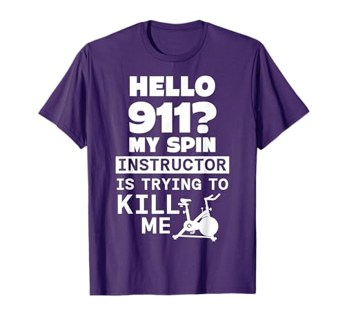 Spinning Class My Spin Instructor Spin T-Shirt