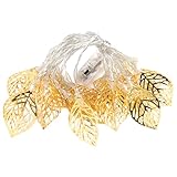 Lumière d'ambiance : le design en forme de feuille rend la guirlande lumineuse créative et esthétique. lumière