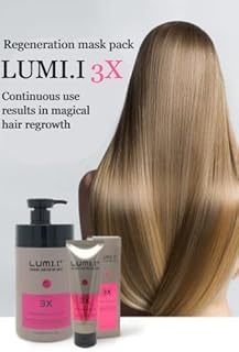LUMI.I Damage Hair Repair Mask 3X [Deep Conditioning Intense Repair] (Small-6.76 fl oz), 1