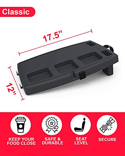 Stupid Car Tray - Classic Car Tray - Ultimate Car Organizer & Mobile Office - Includes 3 Elastic Straps - Midnight Mayhem #TOP2