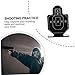 BESPORTBLE 2 Boxes Aluminum Alloy Shooting Game Targets with Range Training Targets for Indoor Entertainment and Skill Improvement