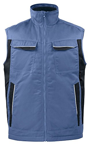 Gilet rembourré bleu ciel chaud et léger veste sans manche déperlante taille XXL